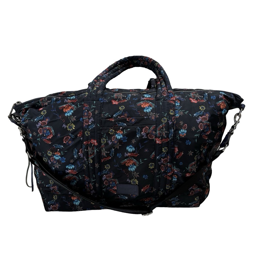 Rebecca Minkoff Weekender Floral Print Duffle Bag Travel Luggage Carry 22x12x9